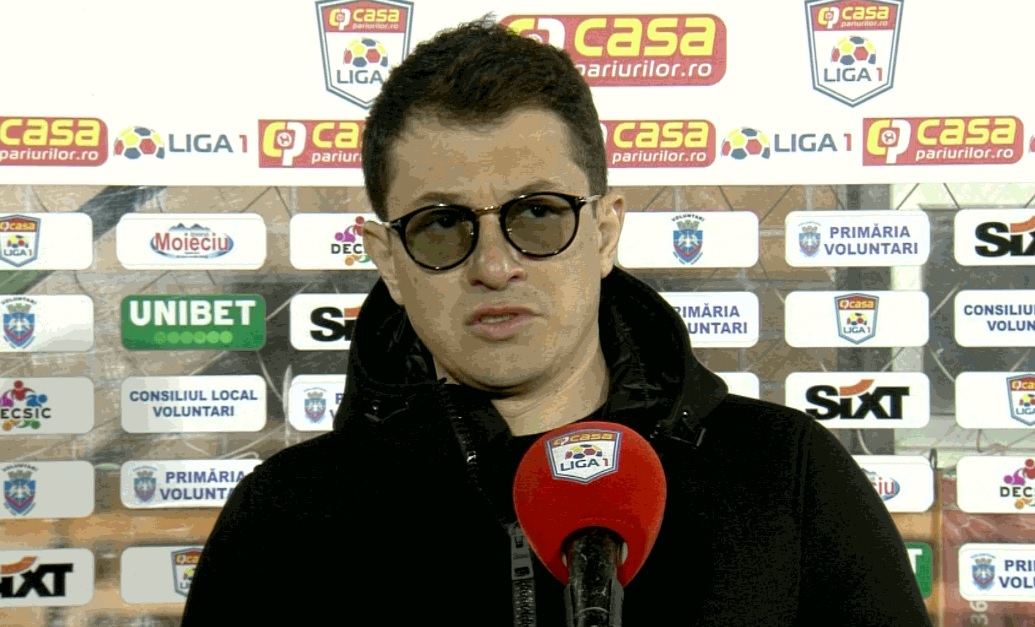 Andrei Prepeliță, dezamăgit de prestația lui FC Argeș din meciul cu Rapid: ”Nu am arătat bine deloc!”
