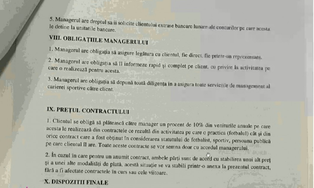 contract jucator