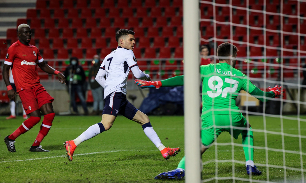 Royal Antwerp v Rangers, UEFA Europa League, Football, Bosuilstadion , Antwerp, Belgium - 18 Feb 2021