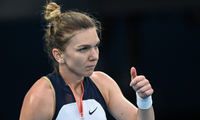 Simona Halep, în meciul cu Serena Williams / Foto: Profimedia