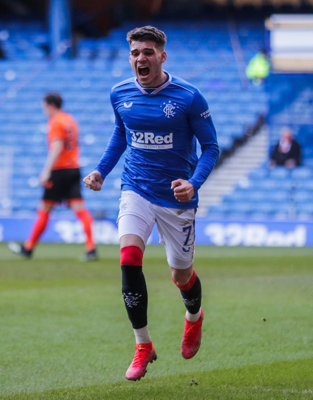 Rangers v Dundee United, Scottish Premiership, Football, Ibrox Stadium, Glasgow, Scotland, UK - 21 Feb 2021