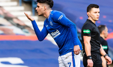 Rangers v Dundee United, Scottish Premiership, Football, Ibrox Stadium, Glasgow, Scotland, UK - 21 Feb 2021