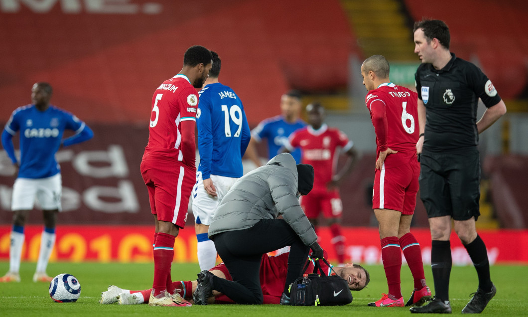 (SP)BRITAIN LIVERPOOL FOOTBALL PREMIER LEAGUE LIVERPOOL VS EVERTON