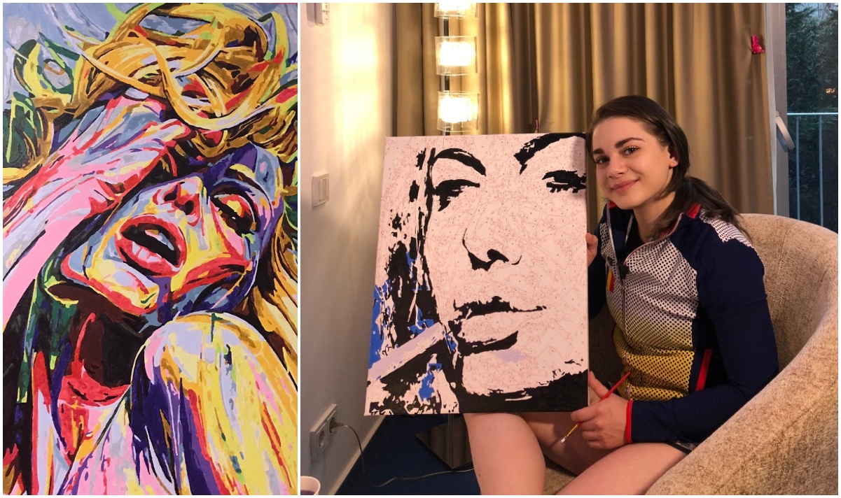 Artista care a plecat de acasă la 12 ani și va reprezenta România la Olimpiadă: "Pictura mă relaxează extraordinar"