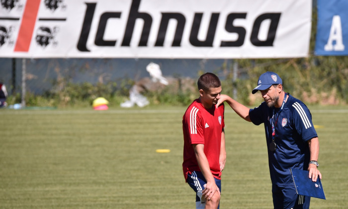 Serie A, ritiro pre campionato del Cagliari ad Aritzo: sessione di allenamento