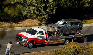 Tiger Woods, car crash, Los Angeles, California, Los Angeles, California - 23 Feb 2021