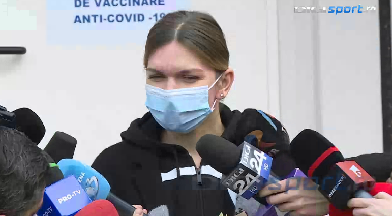 Simona Halep s-a vaccinat anti COVID-19: E singura cale să scăpăm de pandemie