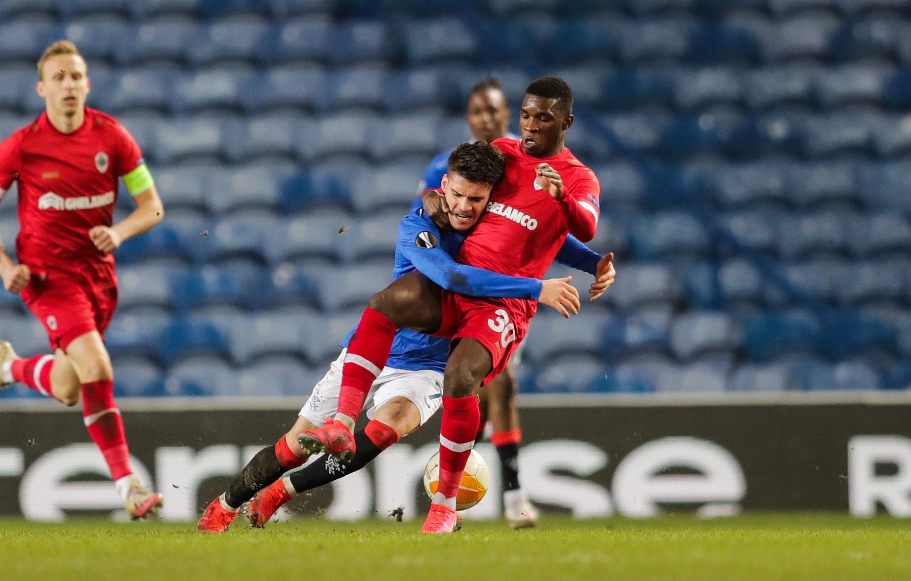 Cifrele lui Ianis Hagi din Rangers - Antwerp. La ce capitol a dezamăgit românul + nota obținută