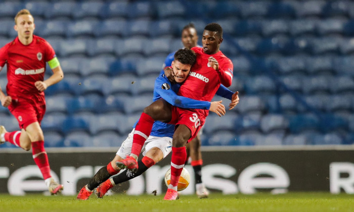 Rangers v Royal Antwerp, UEFA Europa League Round of 32 2nd Leg, Football, Ibrox Stadium, Glasgow, Scotland, UK - 25 Feb 2021