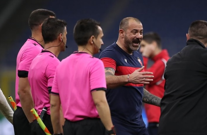 Nervi la finalul partidei AC Milan - Steaua Roșie Belgrad 1-1. Faza care i-a enervat la culme pe sârbi. ”Dacă marcam?”