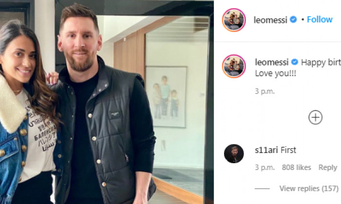 leo messi si antonela