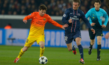 Champion's League 1/4 final soccer match : Paris-St-Germain vs Barcelona