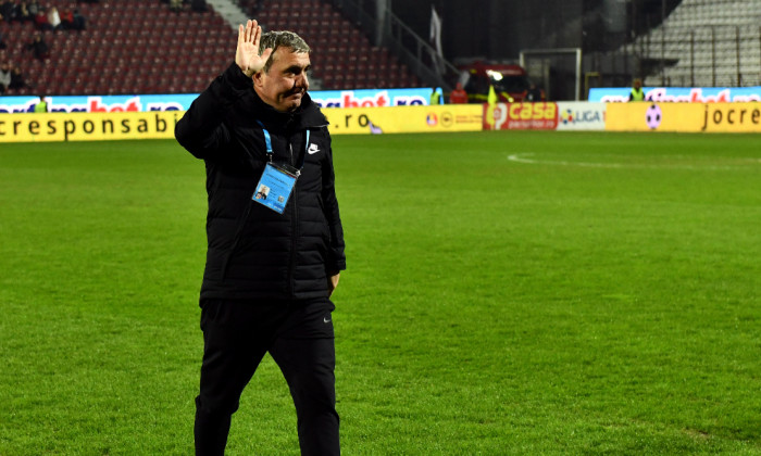 Gheorghe Hagi, în perioada în care antrena la Viitorul / Foto: Sport Pictures