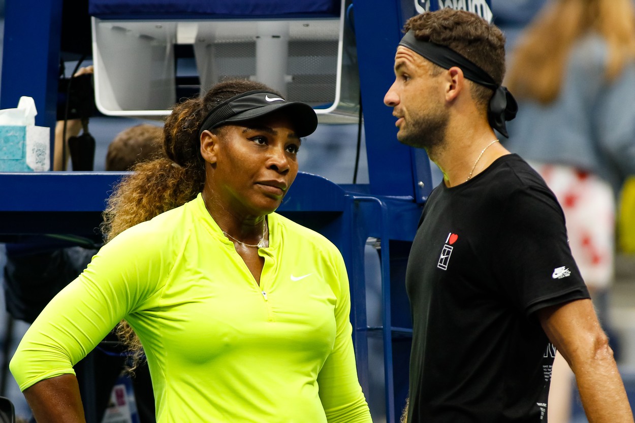 Serena Williams se antrenează alături de Grigor Dimitrov, fostul său partener de viață