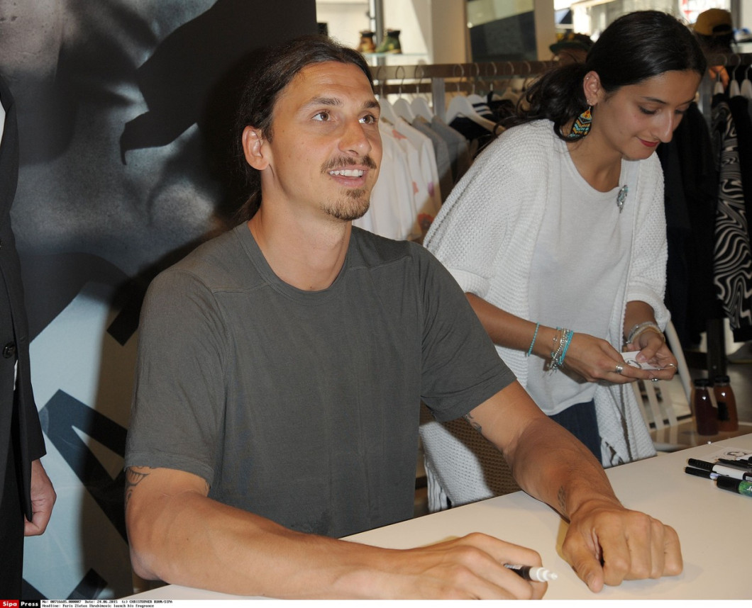 Paris Zlatan Ibrahimovic launch his fragrance