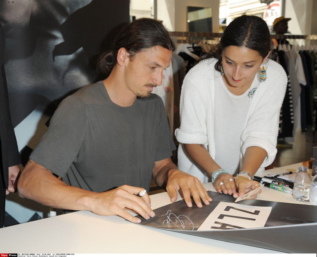 Paris Zlatan Ibrahimovic launch his fragrance