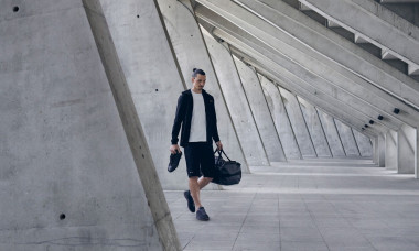 Zlatan Ibrahimovic models sportswear range
