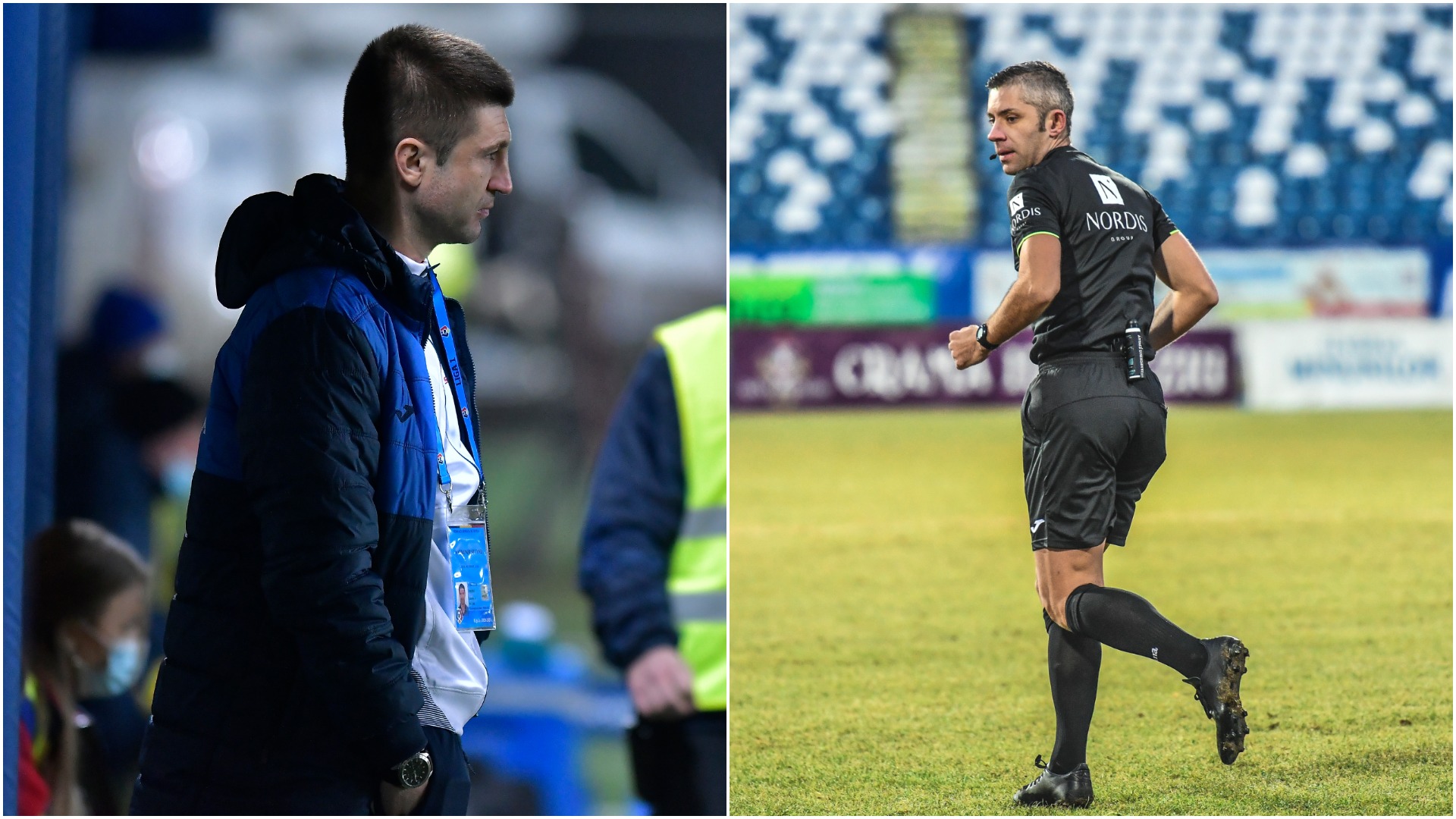 "Mai bine mureai la operație!" Ce i-ar fi spus Andrei Cristea arbitrului Petrescu. Reacția antrenorului de la Poli Iași