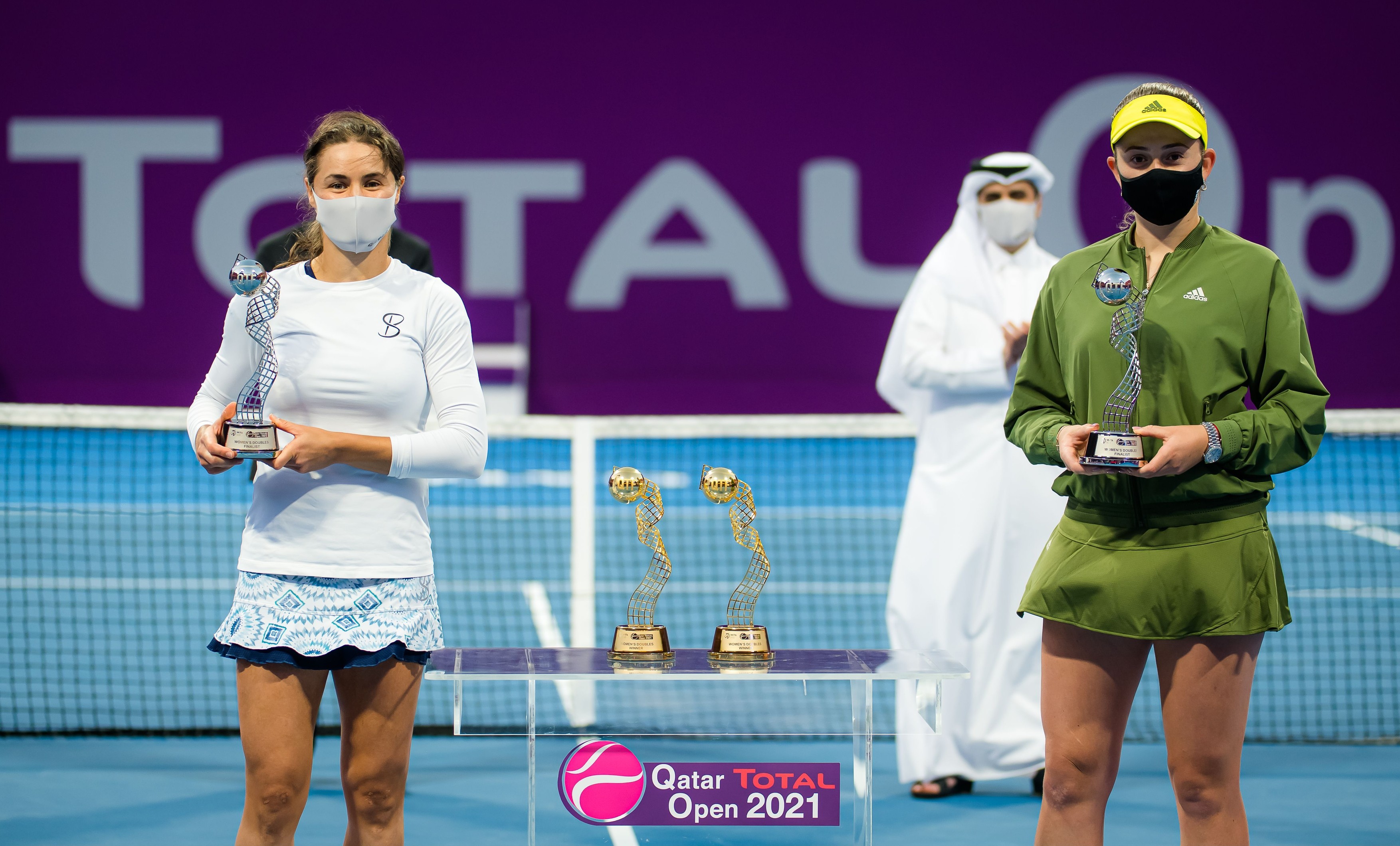 Monica Niculescu și Jelena Ostapenko, eșec dramatic în finala de dublu de la Doha, după super tiebreak