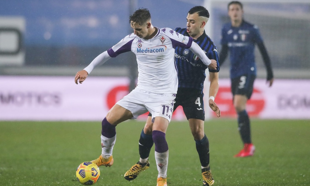 Louis Munteanu, într-un meci Fiorentina vs. Atalanta, Supercupa Primavera/ Foto: Profimedia