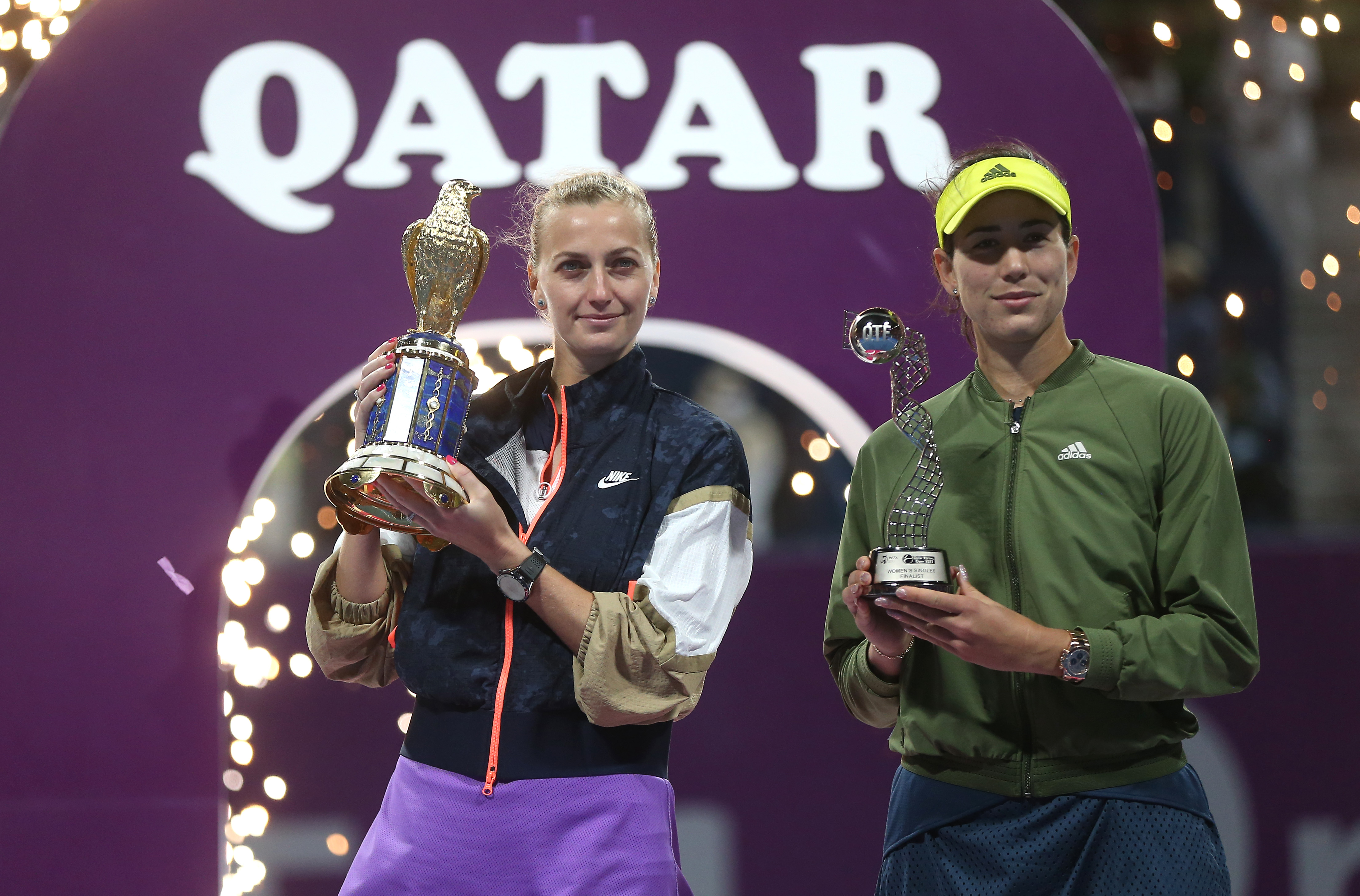 Petra Kvitova, noua campioană de la Doha. A învins-o pe Garbine Muguruza, la fel ca în 2018