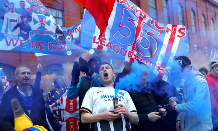 Rangers fans - Ibrox Stadium