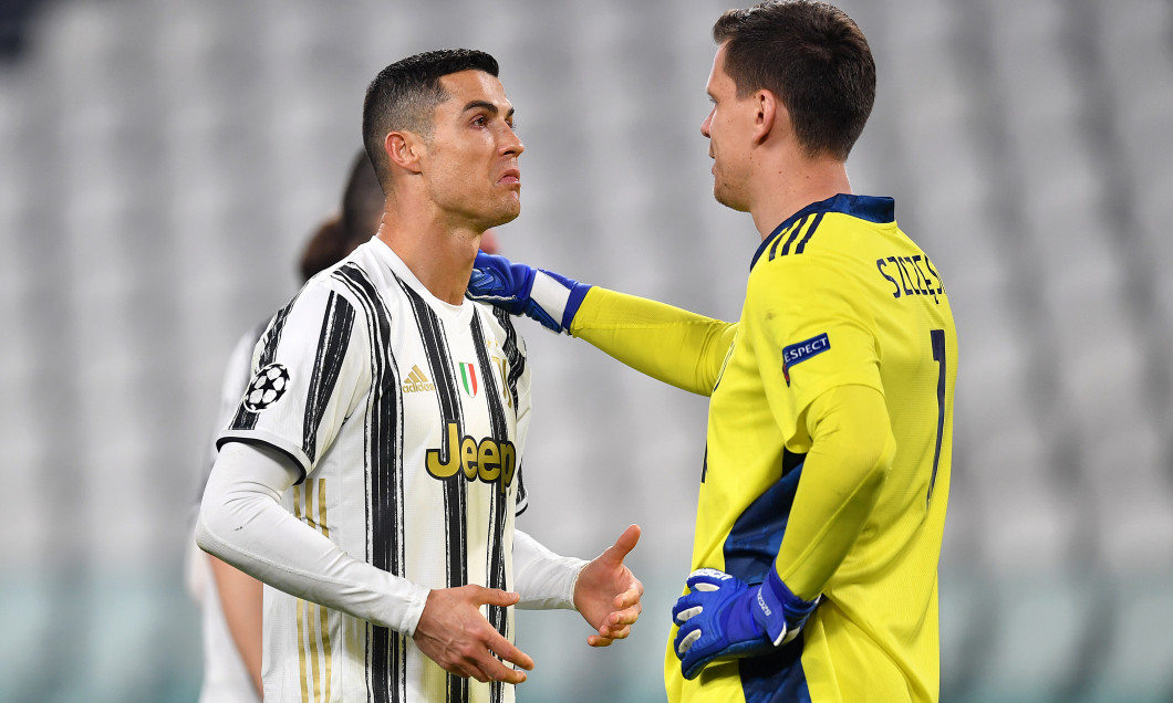 Cristiano Ronaldo și Wojciech Szczesny, în meciul Juventus - Porto / Foto: Getty Images