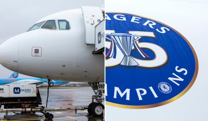 Ianis Hagi a călătorit cu ”Air Force Rangers”! Ce apare pe avionul cu care scoțienii au călătorit la Praga