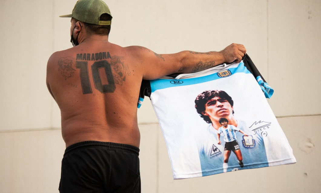 Mobilization demanding Justice for the death of Maradona in Buenos Aires, Argentina - 10 Mar 2021