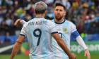 Lionel Messi și Sergio Aguero, la naționala Argentinei / Foto: Profimedia