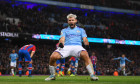 Sergio Aguero, după un gol marcat în Manchester City - Crystal Palace / Foto: Getty Images