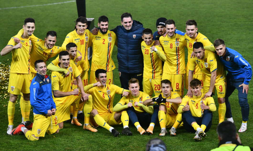 Fotbaliștii naționalei României, după obținerea calificării la Euro / Foto: Sport Pictures