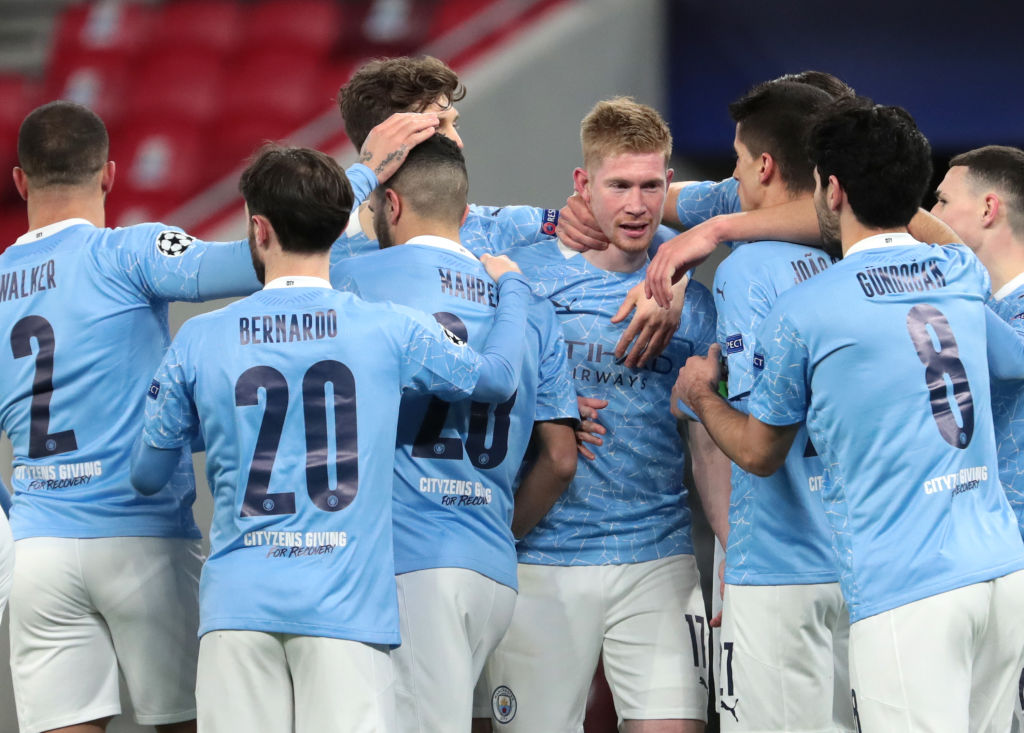 Manchester City, fără emoții în sferturile UCL după un nou 2-0 cu Gladbach! Kevin De Bruyne a marcat golul serii