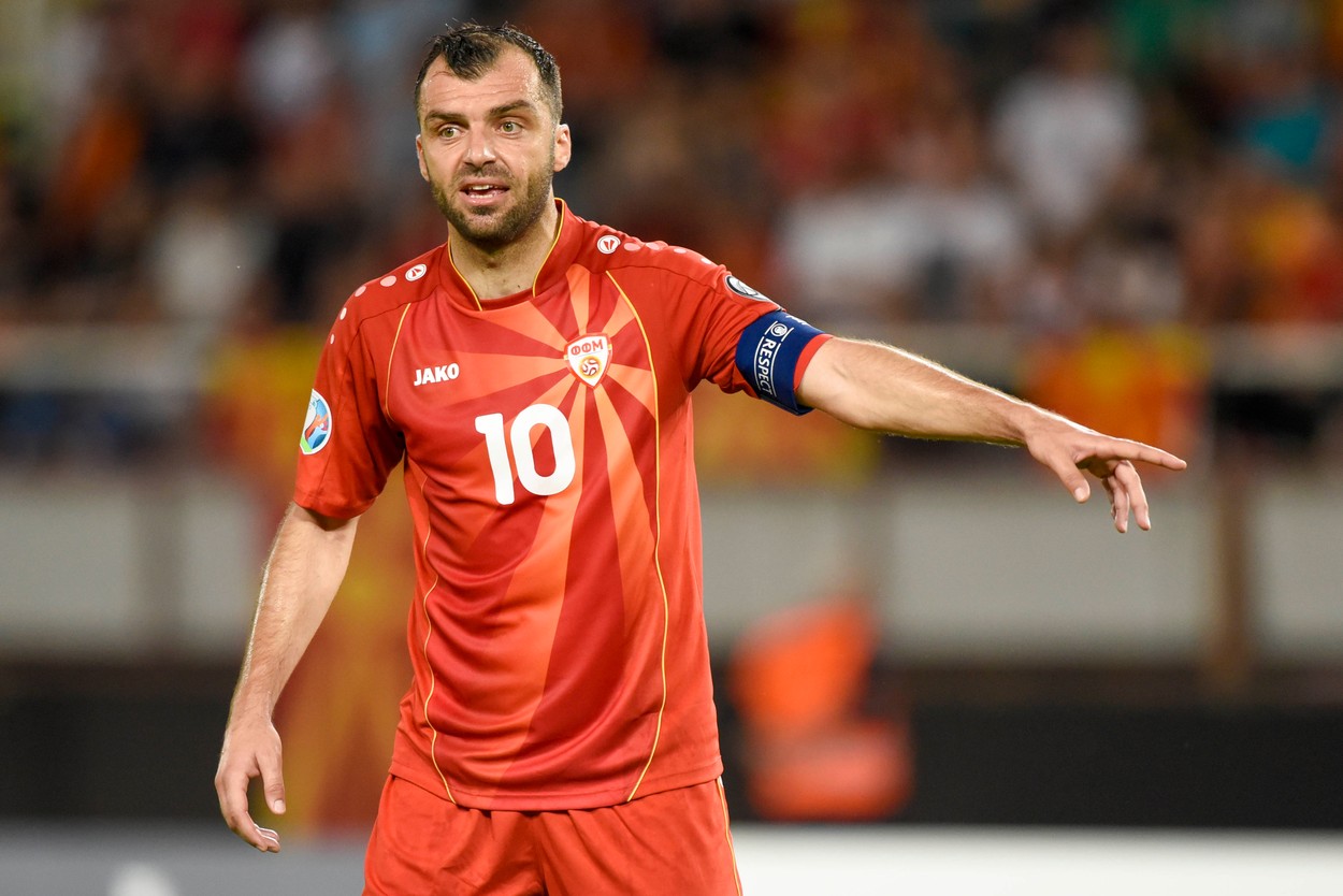 Goran Pandev vine la București! Macedonia de Nord a anunțat lotul de jucători cu care va ataca duelul contra României