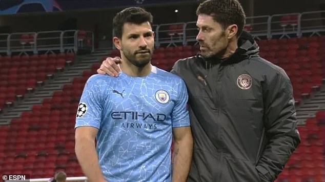 Kun Aguero, extrem de nervos la finalul meciului Manchester City - Monchengladbach. Ce le-a reproșat coechipierilor