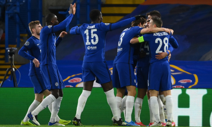 Fotbaliștii lui Chelsea, în meciul cu Atletico Madrid / Foto: Getty Images