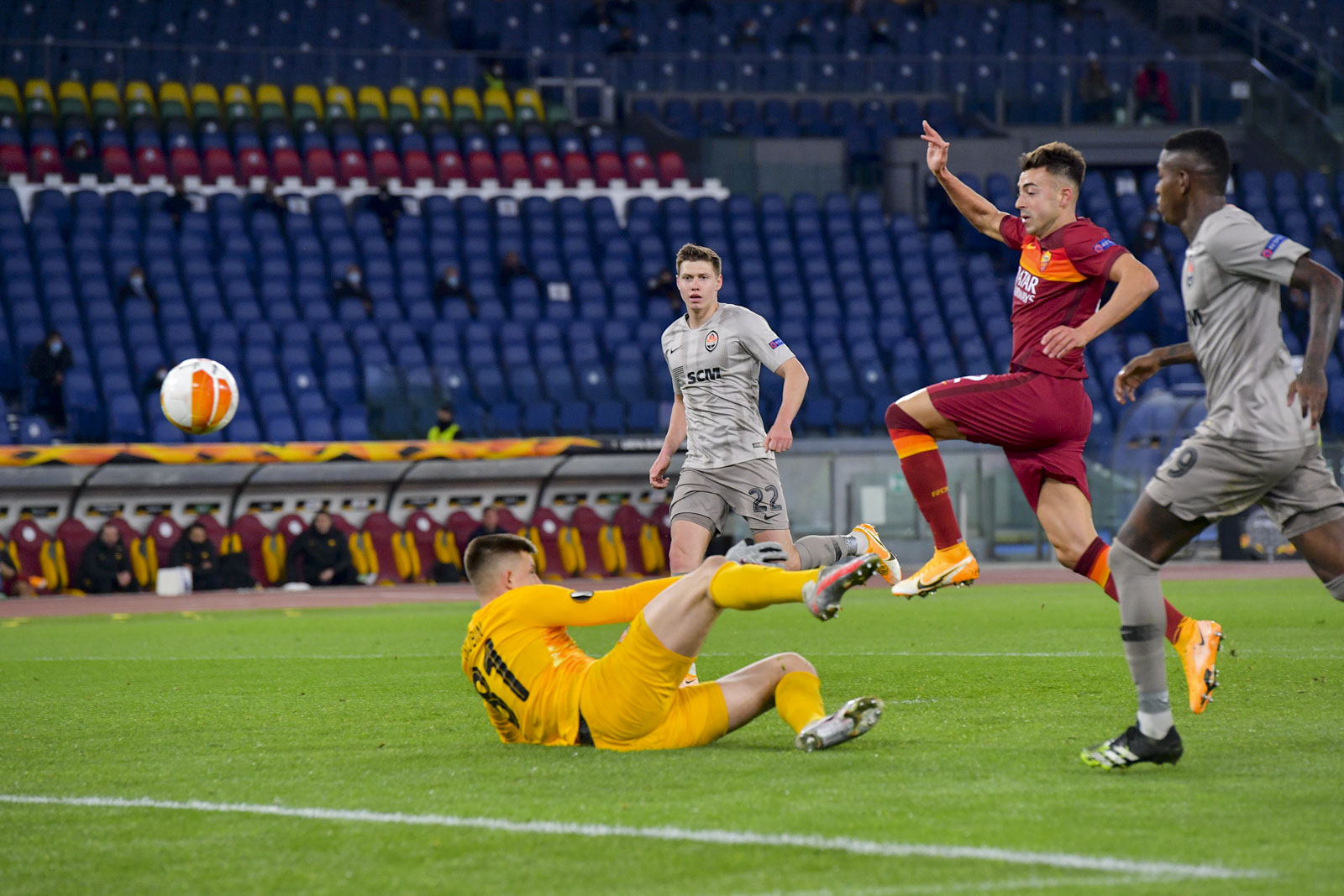 Șahtior Donețk - AS Roma 1-2 | Calificare fără emoții pentru italieni. Junior Moraes, singurul care le-a pus probleme