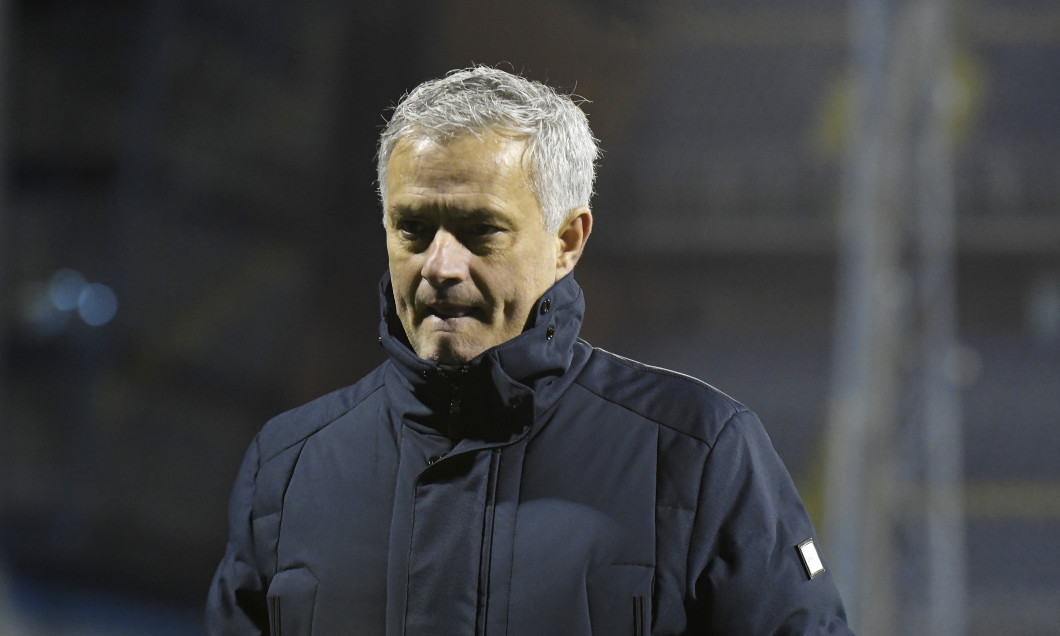 Jose Mourinho, după înfrângerea cu Dinamo Zagreb / Foto: Getty Images