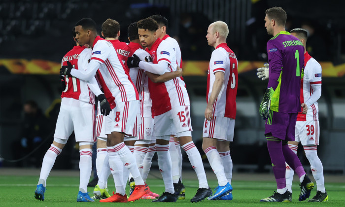Fotbaliștii lui Ajax, în meciul cu Young Boys Berna / Foto: Getty Images