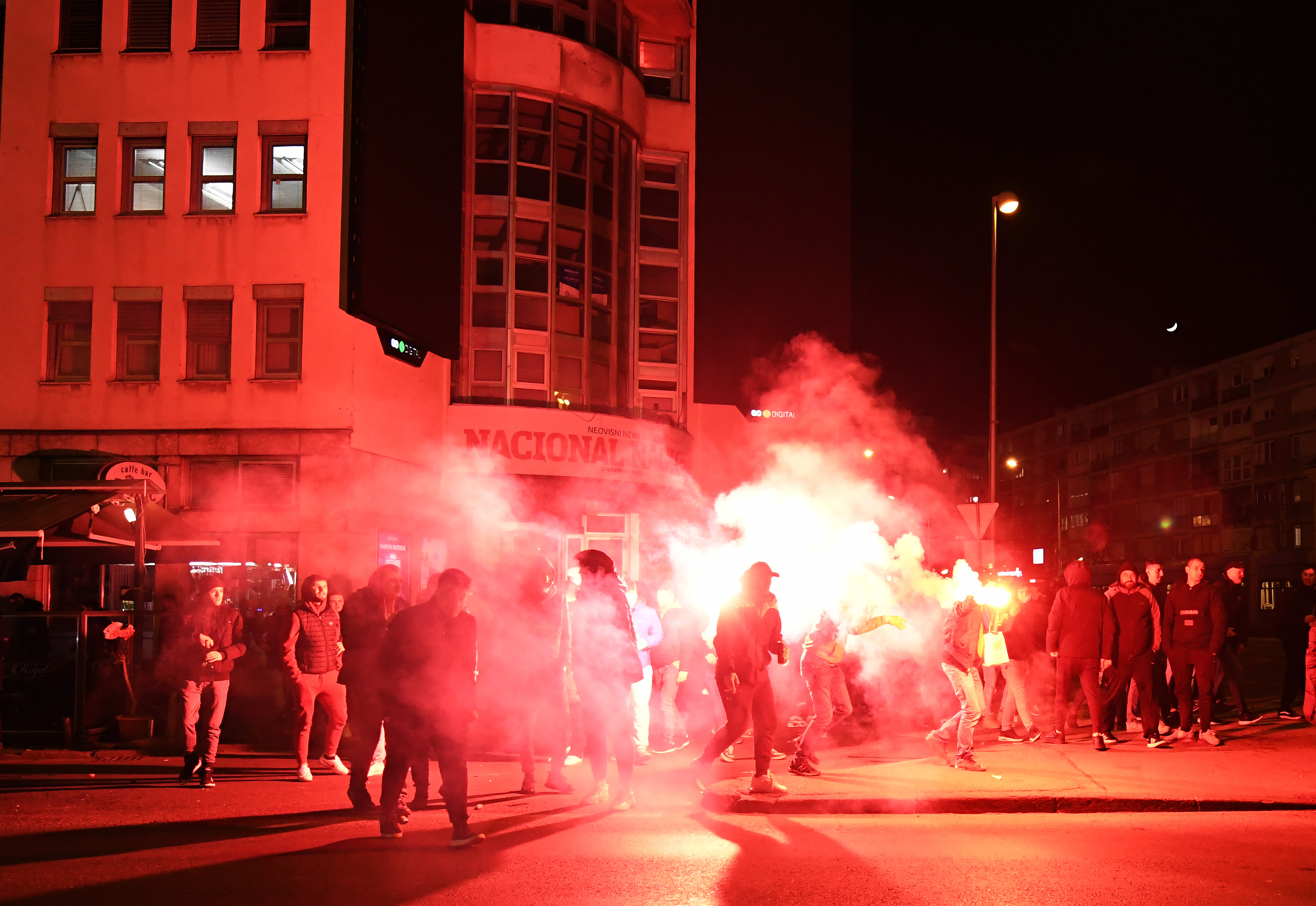 Noapte albă la Zagreb! Fanii lui Dinamo au ieșit în stradă după 3-0 cu Tottenham în Europa League