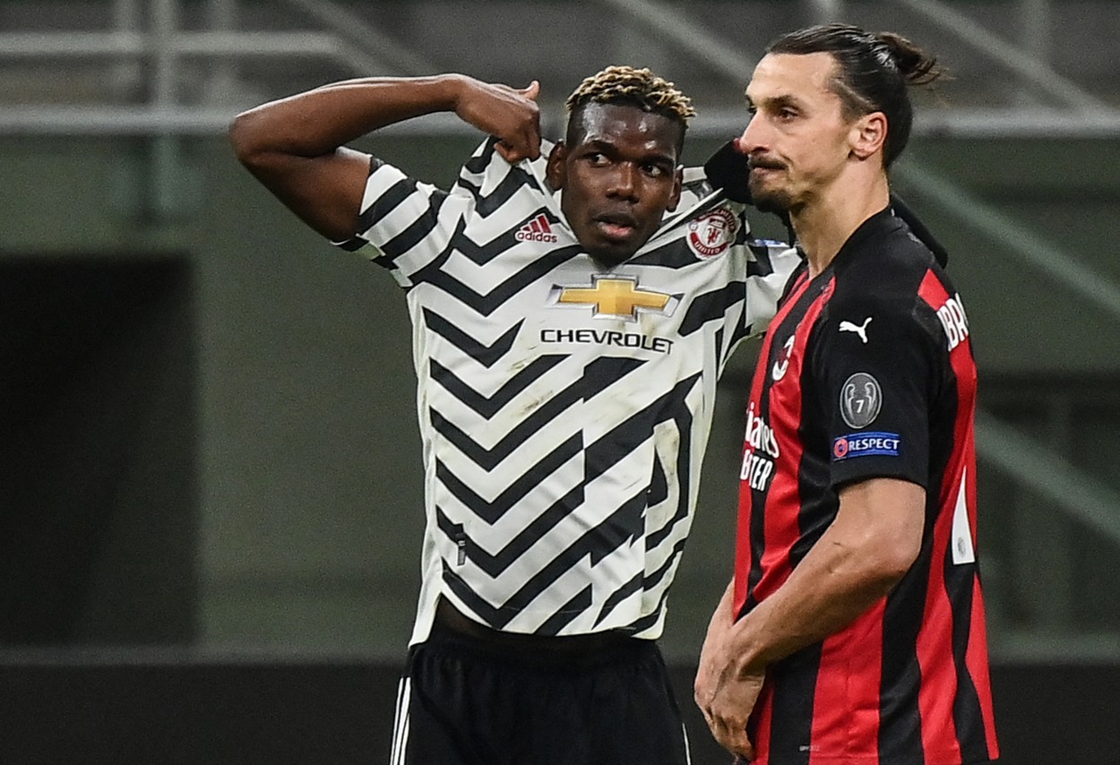 Ce a spus Ibrahimovic despre Pogba, după AC Milan - Manchester United 0-1