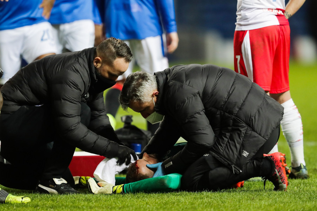 Rangers v Slavia Prague, UEFA Europa League, Round Of 16, Second Leg, Football, Ibrox Stadium, Glasgow, UK - 18 Mar 2021