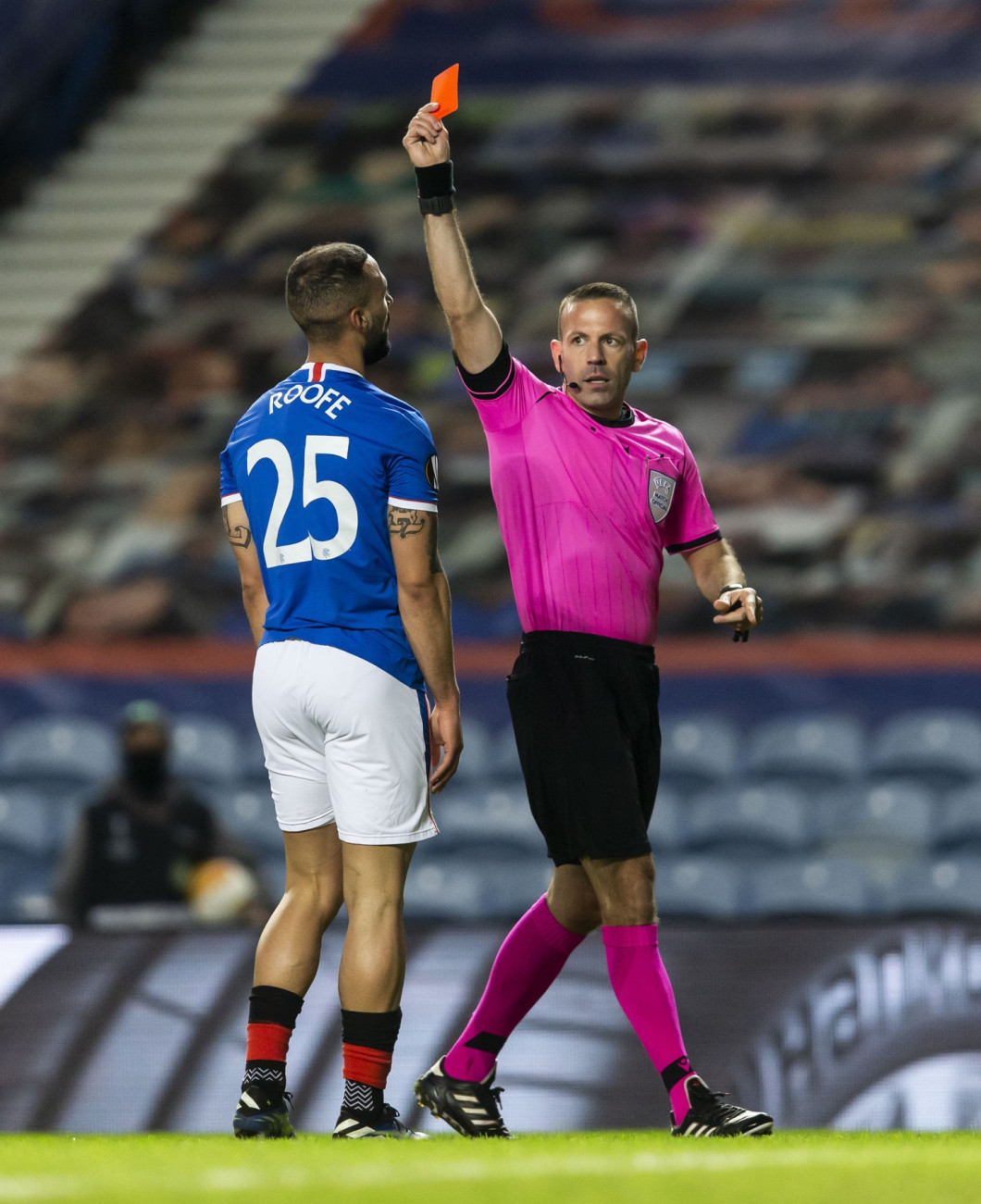 Rangers v Slavia Prague, UEFA Europa League, Round Of 16, Second Leg, Football, Ibrox Stadium, Glasgow, UK - 18 Mar 2021