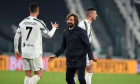 Andrea Pirlo și Cristiano Ronaldo, după Juventus - Inter / Foto: Getty Images