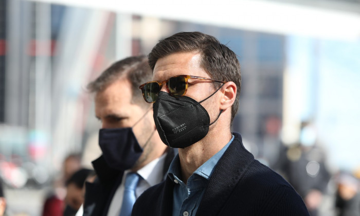 Xabi Alonso goes to the Plaza de Castilla Courts (Madrid)