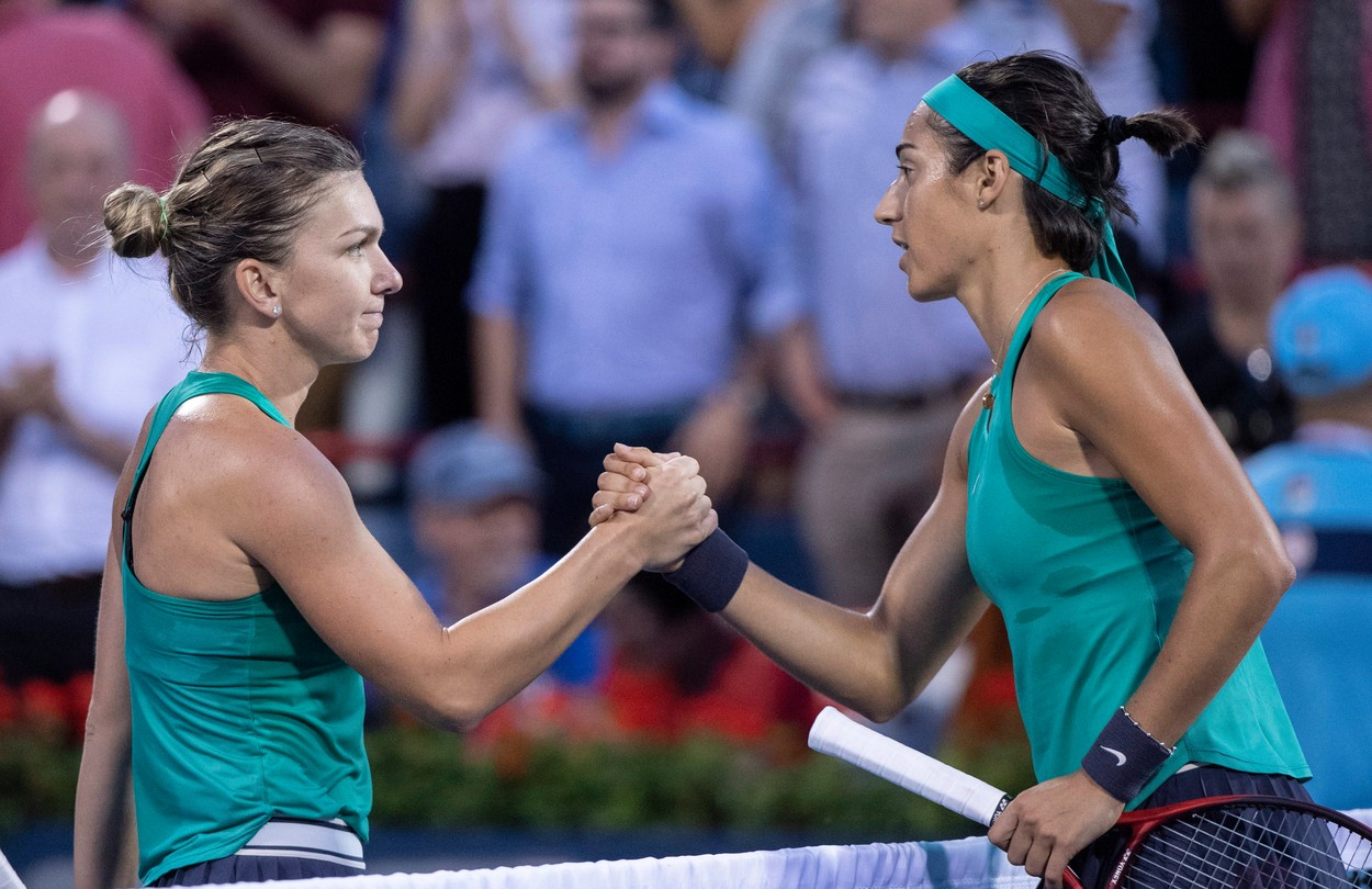 Simona Halep - Caroline Garcia 3-6, 1-2, ACUM, pe Digi Sport 2. Timeout medical cerut de Simona