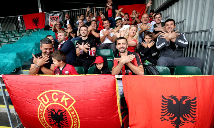 The New Saints v Shkendija - UEFA Champions League - First Qualifying Round - Second Leg - Park Hall