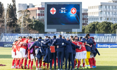 Echipa Elveției U21, după succesul cu Anglia / Foto: Profimedia