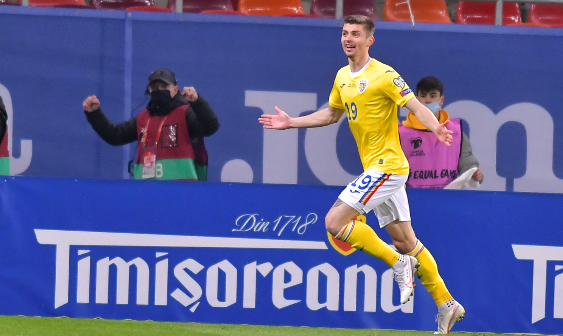 Inspirația lui Mirel Rădoi! Florin Tănase, primul gol la echipa națională în meciul cu Macedonia de Nord