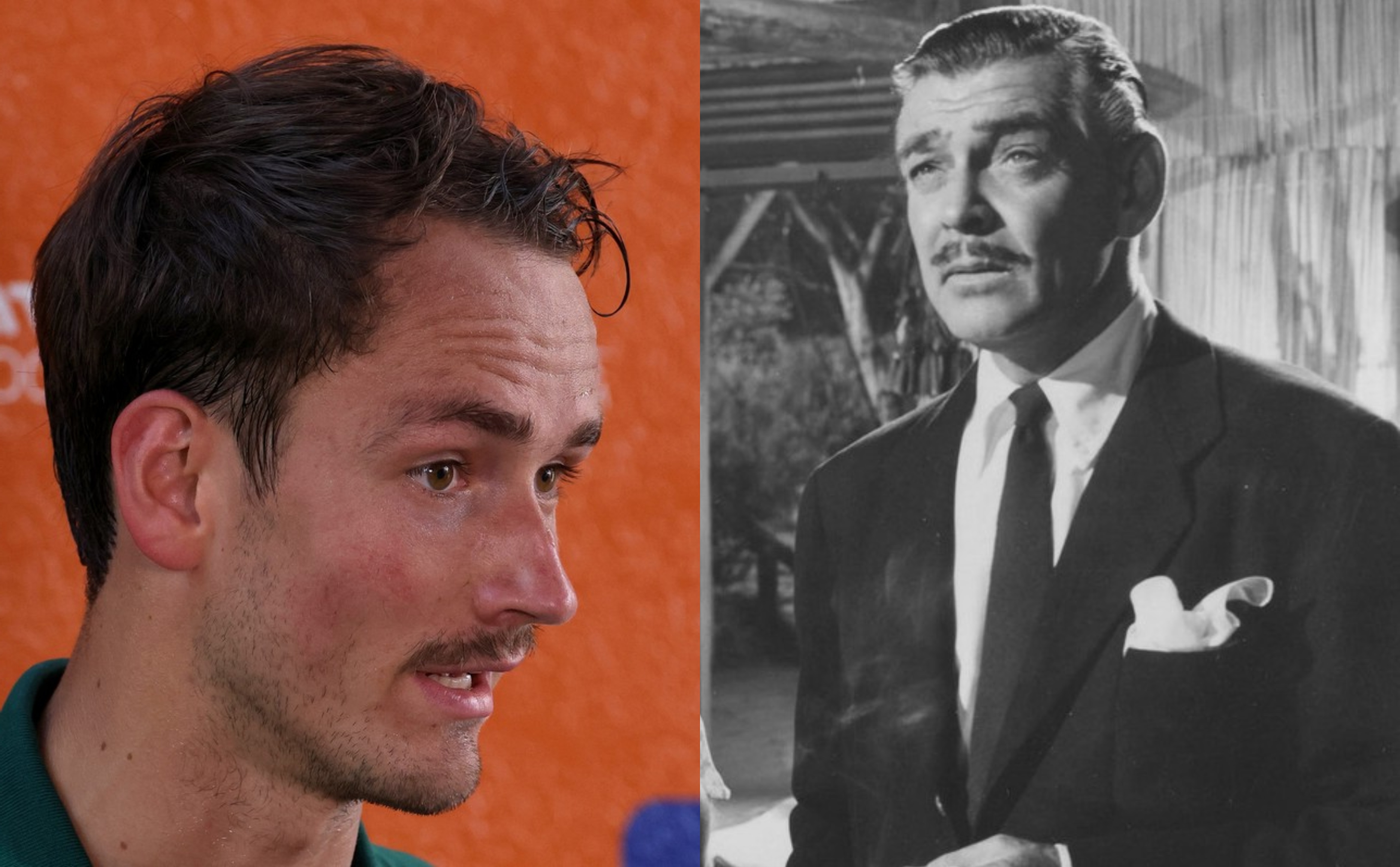 Daniil Medvedev, Clark Gable din circuitul ATP! Cum a hotărât al doilea jucător al lumii să-și lase mustață